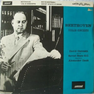 Beethoven*, David Oistrakh* With The Soviet State S.O.* Conducted By Alexander Gauk - Violin Concerto Vinyl LP (LP Record, Album, Mono)