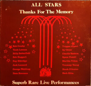 All Stars "Thanks (For The Memory)" Vinyl LP (LP Record, Compilation)