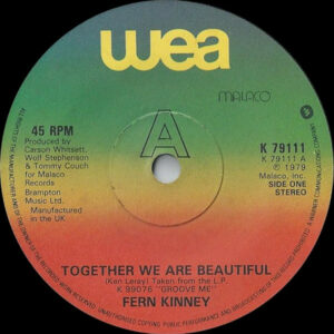 Fern Kinney - Together We Are Beautiful 7 Inch Vinyl Single (7 Inch Record) (45 Record)