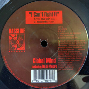 Global Mind Featuring Desy Moore - I Can't Fight It 12 Inch Vinyl Single (12 Inch Record)