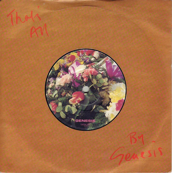 Genesis - That's All 7 Inch Vinyl Single (7 Inch Record) (45 Record)