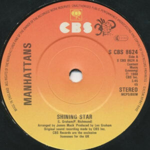 Manhattans - Shining Star 7 Inch Vinyl Single (7 Inch Record) (45 Record)