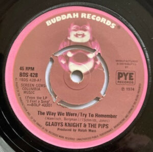 Gladys Knight And The Pips - The Way We Were / Try To Remember 7 Inch Vinyl Single (7 Inch Record) (45 Record)