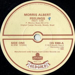 Morris Albert / Bloodstone - Feelings / Natural High 7 Inch Vinyl Single (7 Inch Record) (45 Record)