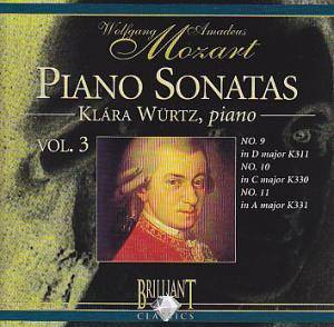 Wolfgang Amadeus Mozart / Klára Würtz - Piano Sonatas Vol. 3 (CD)