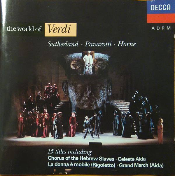 Verdi, Sutherland, Pavarotti, Horne - The World Of Verdi (CD, Compilation)