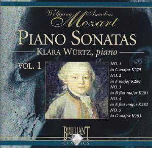 Wolfgang Amadeus Mozart / Klára Würtz - Piano Sonatas Vol. 1 (CD, RE)