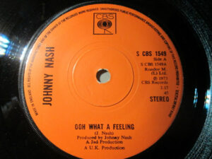 Johnny Nash - Ooh What A Feeling 7 Inch Vinyl Single (7 Inch Vinyl Record)