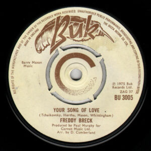 Freddy Breck - Your Song Of Love 7 Inch Vinyl Single (7 Inch Record) (45 Record)