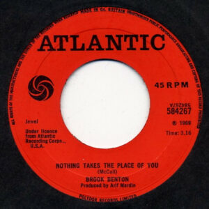Brook Benton - Nothing Can Take The Place Of You 7 Inch Vinyl Single (7 Inch Record) (45 RPM Record)
