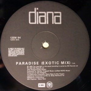 Diana - Paradise 12 Inch Vinyl Single (12 Inch Record)