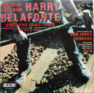 Harry Belafonte / The Bob Jones Singers - Songs Of The Land - Harry Belafonte Sings Five Early Songs Vinyl LP (LP Record, Album)