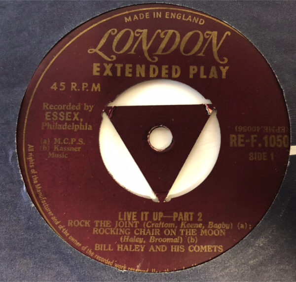 Bill Haley And His Comets - Live It Up ! Part 2 7 Inch Vinyl Single (7 Inch Record, EP)
