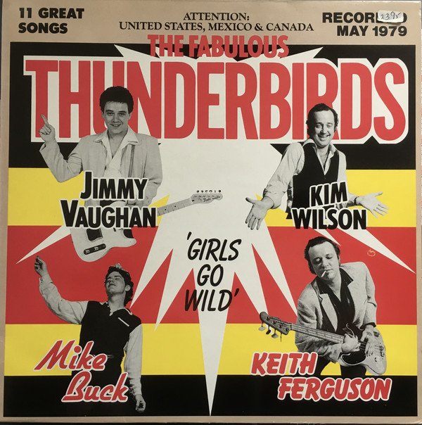 The Fabulous Thunderbirds - Girls Go Wild Vinyl LP (LP Record, Album)