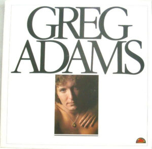 Greg Adams - Greg Adams Vinyl LP (LP Record)