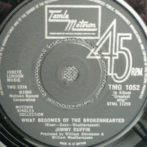 Jimmy Ruffin / Marv Johnson - What Becomes Of The Brokenhearted / I'll Pick A Rose For My Rose 7 Inch Vinyl Single (7 Inch Record, Single) (45 Record)