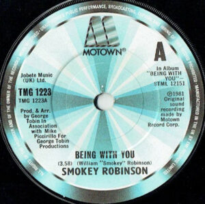 Smokey Robinson - Being With You 7 Inch Vinyl Single (7 Inch Record)