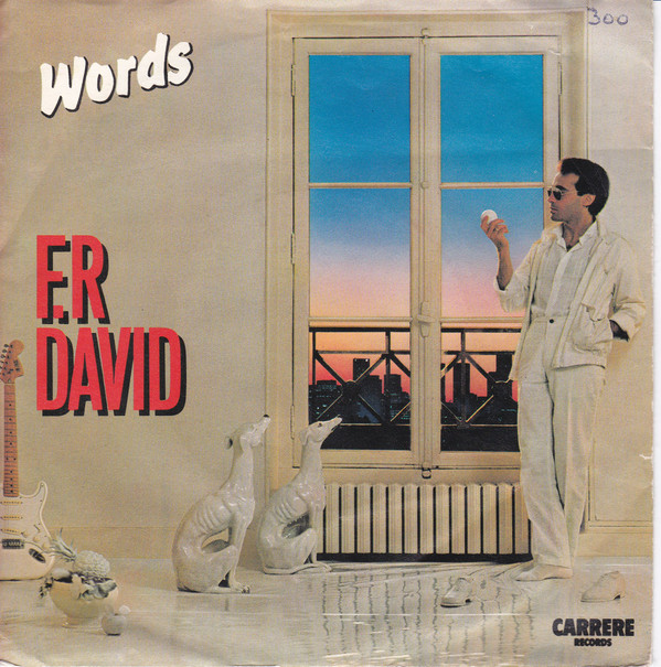 F.R David - Words 7 Inch Vinyl Single (7 Inch Record) (45 Record)