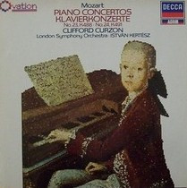Mozart, Clifford Curzon, London Symphony Orchestra · István Kertész - Piano Concertos = Klavierkonzerte No.23, K488 · No.24, K491 Vinyl LP (LP Record)
