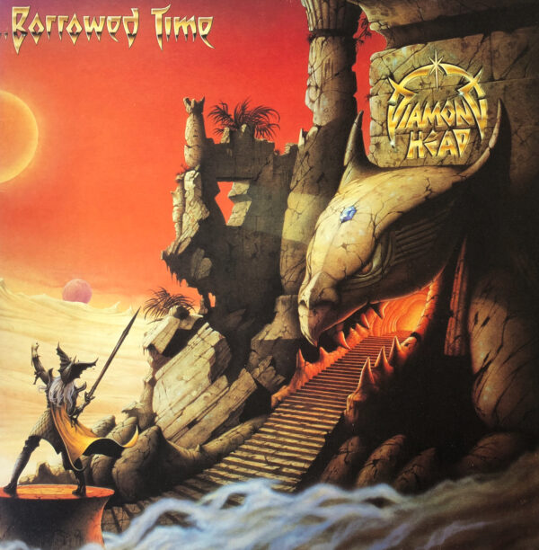 Diamond Head Borrowed Time Vintage Record Cover For Sale Front
