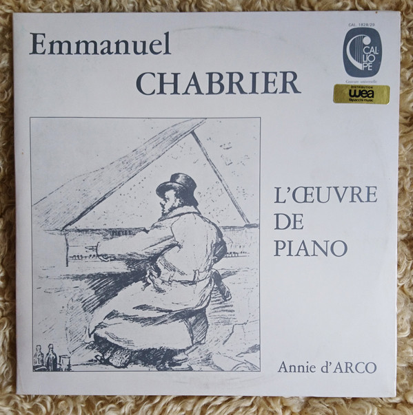 Emmanuel Chabrier - Annie d'Arco - L'Œuvre De Piano Vinyl LP (2xLP Record, Compilation)