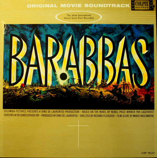 Mario Nascimbene - Barabbas - Original Movie Soundtrack Vinyl LP (LP Record, Compilation, Gatefold, Mono)