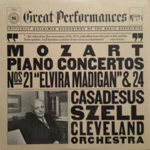 Wolfgang Amadeus Mozart, Robert Casadesus, George Szell, The Cleveland Orchestra - Mozart Piano Concertos Nos. 21 "Elvira Madigan" and 24 Vinyl LP (LP Record)