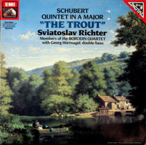 Schubert, Sviatoslav Richter, Members Of The Borodin Quartet* With Georg Hörtnagel - Quintet In A Major "The Trout" Vinyl LP (LP Record)