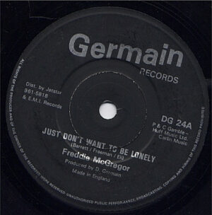 Freddie McGregor / Germain All Stars - Just Don't Want To Be Lonely / Revolutionary Rock 7 Inch Vinyl Single (7 Inch Record) (45 Record)