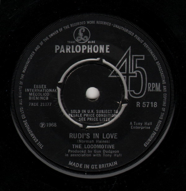 The Locomotive - Rudi's In Love 7 Inch Vinyl Single (7 Inch Record) (45 Record)