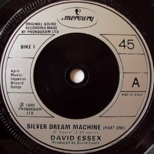 David Essex - Silver Dream Machine 7 Inch Vinyl Single (7 Inch Record) (45 Record)