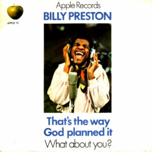 Billy Preston - That's The Way God Planned It 7 Inch Vinyl Single (7 Inch Record) (45 Record)