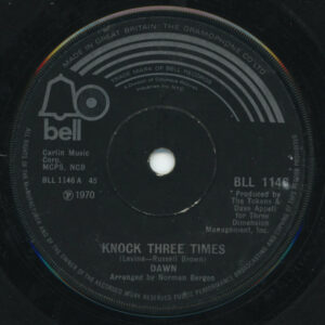 Dawn - Knock Three Times 7 Inch Vinyl Single (7 Inch Record) (45 Record)