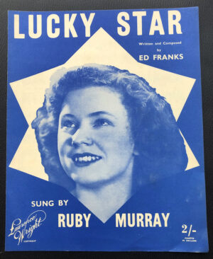 Lucky Star By Ed Franks (Sung By Ruby Murray) Piano Sheet Music For Sale