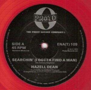 Hazell Dean - Searchin' (I Gotta Find A Man) 12 Inch Vinyl Single (12 Inch Record, Red Vinyl)