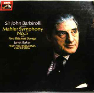 Gustav Mahler / Dame Janet Baker, Sir John Barbirolli, New Philharmonia Orchestra - Symphony No. 5 / Five Rückert Songs Vinyl LP (2xLP Record + Box)