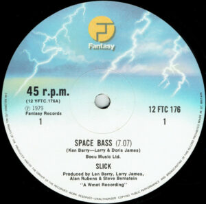 Slick - Space Bass 12 Inch Vinyl Single (12 Inch Record)