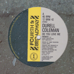 Durell Coleman - Do You Love Me (Remix) 12 Inch Vinyl Single (12 Inch Record)