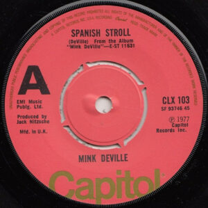 Mink DeVille - Spanish Stroll 7 Inch Vinyl Single (7 inch Record)