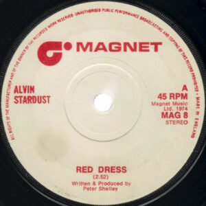 Alvin Stardust - Red Dress 7 Inch Vinyl Single (7 Inch Record)
