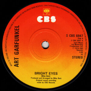Art Garfunkel - Bright Eyes 7 Inch Vinyl Single (7 inch Record)