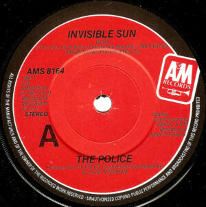 The Police - Invisible Sun 7 Inch Vinyl Single (7 Inch Record)