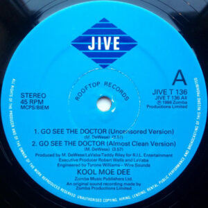 Kool Moe Dee - Go See The Doctor / Monster Crack 12 Inch Vinyl Single (12 Inch Record)