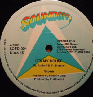 Storm - It's My House 12 Inch Vinyl Single (12 Inch Record)