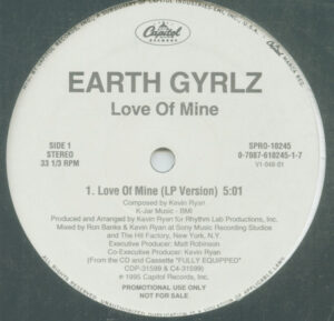 Earth Gyrlz - Love Of Mine 12 Inch Vinyl Single (12 Inch Record, Promo)
