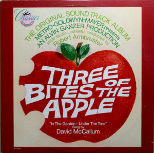 MGM Studio Orchestra Conducted By Robert Armbruster - Three Bites Of The Apple (The Original Sound Track Album) Vinyl LP (LP Record, Album)