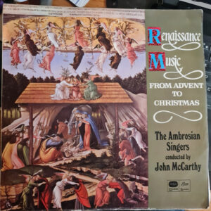 The Ambrosian Singers - Renaissance Music from Advent to Christmas Vinyl LP (LP Record, Album)