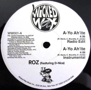 Roz Featuring D-Nice - A-Yo Ah´Ite 12 Inch Vinyl Single (12 Inch Record Record)