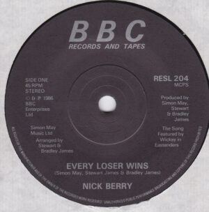 Nick Berry - Every Loser Wins 7 Inch Vinyl Single (7 Inch Record)