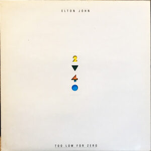 Elton John - Too Low For Zero Vinyl LP (LP Record, Album, Diecut)